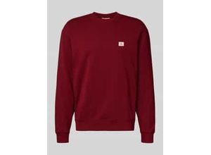 8721187305765 - Regular Fit Sweatshirt mit Logo-Patch Modell Terry 8721187305765 - Regular Fit Sweatshirt mit Logo-Patch Modell Terry