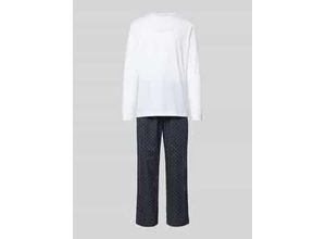 8721187711368 - Pyjama mit Label-Stitching