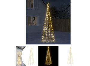 8721194023331 - The Living Store - LED-Weihnachtsbaum mit Erdspießen 570 LEDs Warmweiß 300 cm - Weihnachtsbeleuchtung