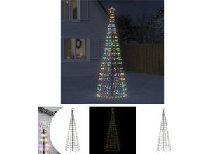 8721194023348 - The Living Store - LED-Weihnachtsbaum mit Erdspießen 570 LEDs Mehrfarbig 300 cm - Weihnachtsbeleuchtung