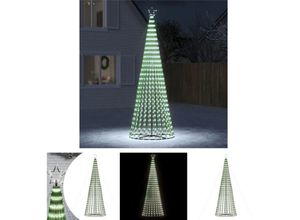 8721194023553 - Weihnachtsbaum Kegelform 688 LEDs Kaltweiß 300 cm - Weihnachtsbeleuchtung - The Living Store