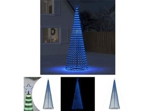 8721194178178 - Weihnachtsbaum Kegelform 688 LEDs Blau 300 cm - Weihnachtsbeleuchtung - The Living Store