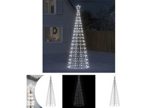 8721194486976 - The Living Store - LED-Weihnachtsbaum mit Erdspießen 570 LEDs Kaltweiß 300 cm - Weihnachtsbeleuchtung