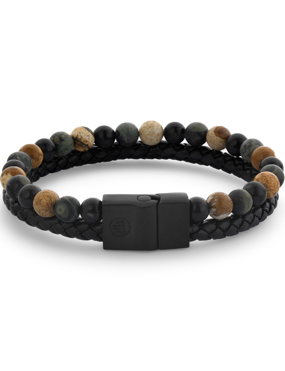 8721202161871 - RR-M0059-S-L+ Armband Full Metal Combo 12mm Autumn Storm