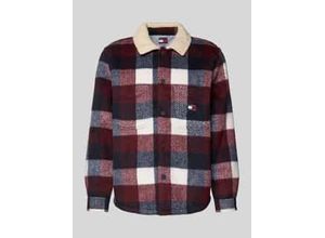 8721222075714 - Oversized Hemdjacke mit Teddy-Fleece