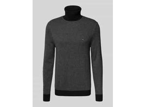 8721222350156 - Regular Fit Rollkragenpullover aus Baumwoll-Kaschmir-Mix