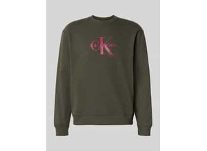 8721224085216 - Regular Fit Sweatshirt mit Logo-Print Modell Terry