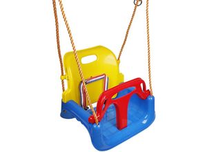 8772537518748 - Aqrau - Babyschaukel 3-in-1 Schaukel Kinderschaukel outdoor Hochwertige Schaukel inkl Rückenlehne & Anschnallgurt