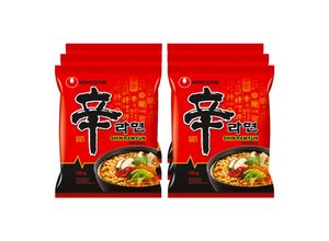 8801043029001 - Nongshim Shin Ramyun Noodle Spicy 120 g 6er Pack