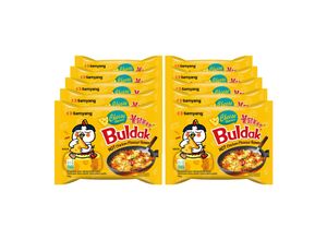 8801073131415 - Samyang Buldak Ramen Hot Chicken Cheese 140 g 10er Pack