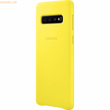 8801643644482 - Galaxy S10 - Leather Cover EF-VG973 Yellow