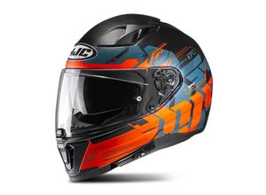 8804269336373 - Integralhelm i70 Alligon Schwarz-Orange