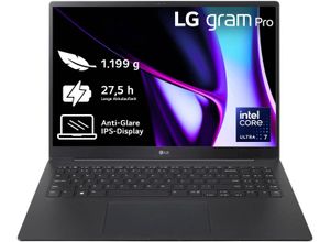 8806087965193 - Business-Notebook Gram Pro 16 Ultralight Laptop IPS-Display 32GB RAM Windows 11 Home Notebooks 16Z90SP-GAD7BG 2024 Gr 32 GB RAM 2000 GB SSD Core Ultra 7 Windows 11 Home schwarz