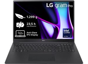 8806087965315 - Business-Notebook Gram Pro 17 Ultralight Laptop IPS Display 16GB RAM Windows 11 Home Notebooks 17Z90SP-GAA78G 2024 Gr 16 GB RAM 1000 GB SSD Core Ultra 7 Windows 11 Home schwarz