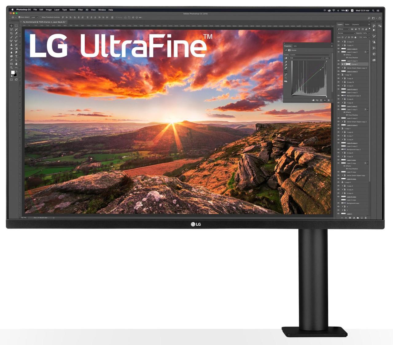 8806087975383 - 0 LG UltraFine 32UN880P-B Ergo Monitor 801cm (315 Zoll)