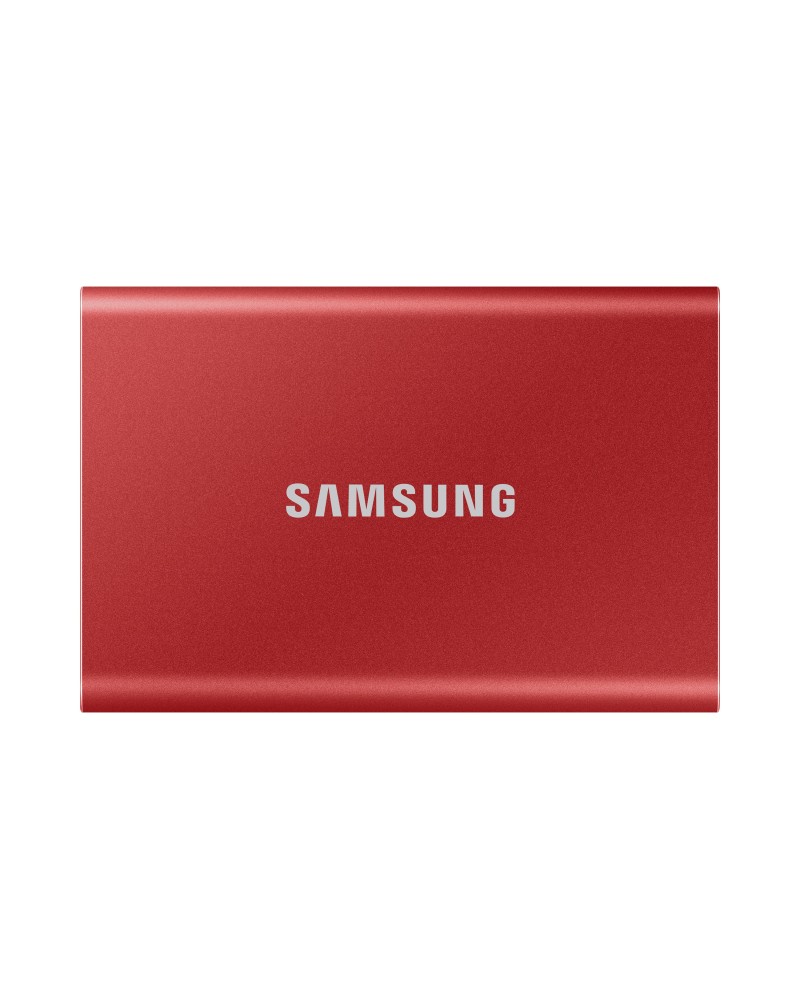 8806090312441 - Portable T7 2 TB Externe SSD USB 32 Gen 2 Rot PC Mac MU-PC2T0R WW