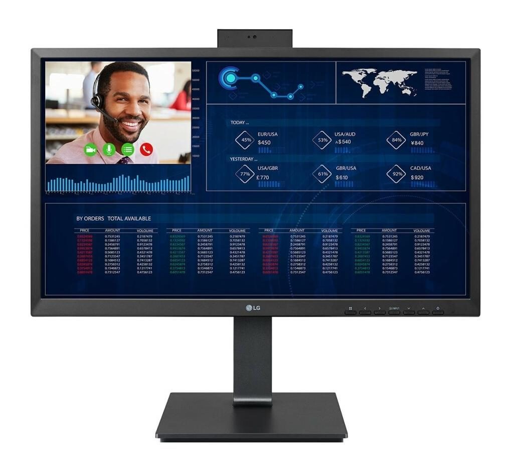 8806091776280 - 24CQ650W-BP - Thin Client - All-in-One (Komplettlösung) - 1 x Celeron N5105   2 GHz - RAM 8GB - SSD 256GB - GigE - WLAN 80211a b g n ac ax Bluetooth 51 - Win 10 IoT Enterprise - Monitor LED 6047 cm (238) 1920 x 1080 (Full HD) - Schwarz (24CQ650W-BPAEU)