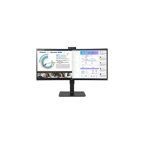 8806091855251 - Electronics 34BQ77QC-BAEU 8672cm Curved LED-Monitor EEK G (A - G) 864 cm (34 Zoll) 3440 x 1440 Pixel 219 5 ms HDMI® DisplayPort USB-C® RJ45 USB