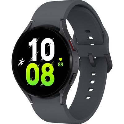 8806094499193 - Smartwatch SAMSUNG Galaxy Watch 5 44mm BT Smartwatches grau (graphite) Fitness-Tracker Fitness Uhr Tracker Gesundheitsfunktionen