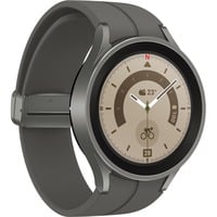 8806094523683 - Smartwatch SAMSUNG Galaxy Watch 5 Pro 45mm BT Smartwatches grau (titanium) Fitness-Tracker Fitness Uhr Tracker Gesundheitsfunktionen