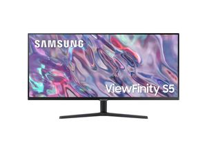 8806094760347 - ViewFinity S5 S34C500GAU LED-Monitor 864 cm (34 Zoll) EEK G (A - G) 3440 x 1440 Pixel UWQHD 5 ms DisplayPort HDMI® Kopfhörer (35 mm Klinke) VA LCD