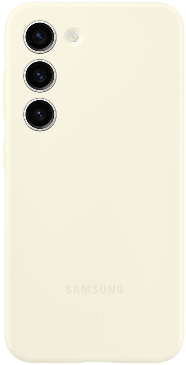 8806094770797 - Silicone Case Cover Galaxy S23 Beige Stoßfest