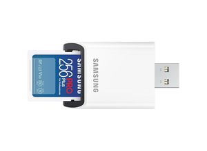 8806094788013 - SDXC-Speicherkarte pro Plus (2023) 256GB inkl USB-Kartenleser - Samsung