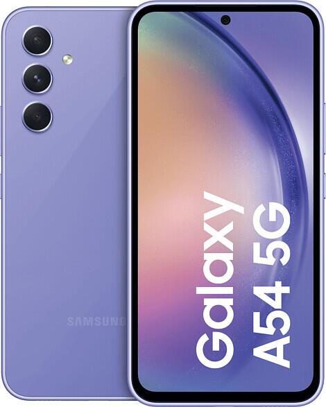 8806094817959 - SAMSUNG Smartphone Galaxy A54 5G 256GB Mobiltelefone Gr 256 GB 8 GB RAM lila (leicht violett) Smartphone Android