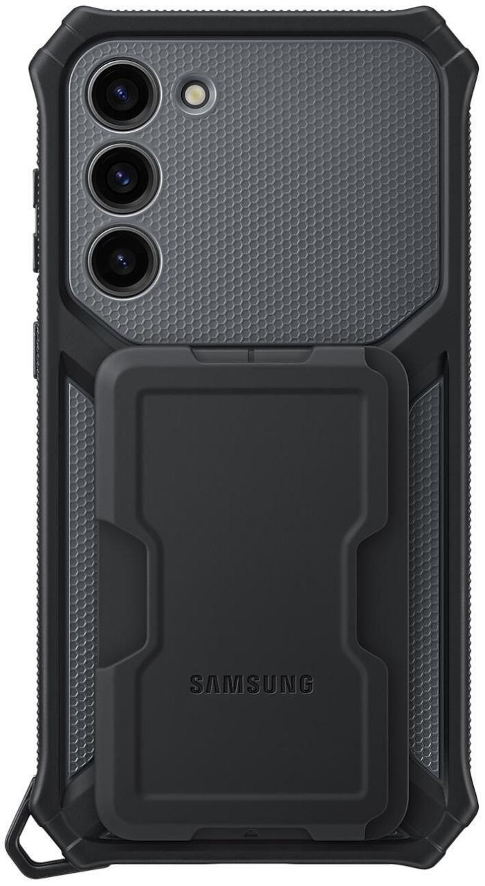 8806094902020 - Samsung - Gepanzerte Hülle mit Ständer für Galaxy S23+ Rugged Gadget Case grau