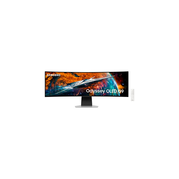 8806094972566 - G (A bis G) SAMSUNG Curved-Gaming-OLED-Monitor Odyssey OLED G9 S49CG954SU Monitore 003ms (GG) silberfarben (silber) Monitore