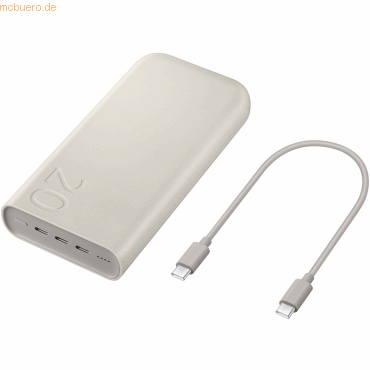 8806095312187 - 20Ah Battery Pack (SFC 45W) Powerbank (Akku) - Beige - 20000 mAh