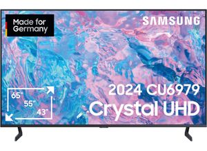 8806095312705 - G (A bis G) SAMSUNG LED-Fernseher GU43CU6979U Fernseher schwarz LED Fernseher