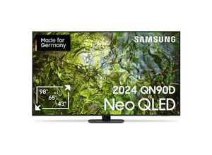 8806095391144 - E (A bis G) SAMSUNG QLED-Fernseher Fernseher Neural Quantum 4K AI Gen2 Prozessor bis zu 144Hz schwarz (titanschwarz)