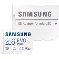 8806095420127 - EVO Plus microSD-Karte Retail 256 GB UHS-I v30 Video Speed Class A2 Application Performance Class inkl SD-Adapter