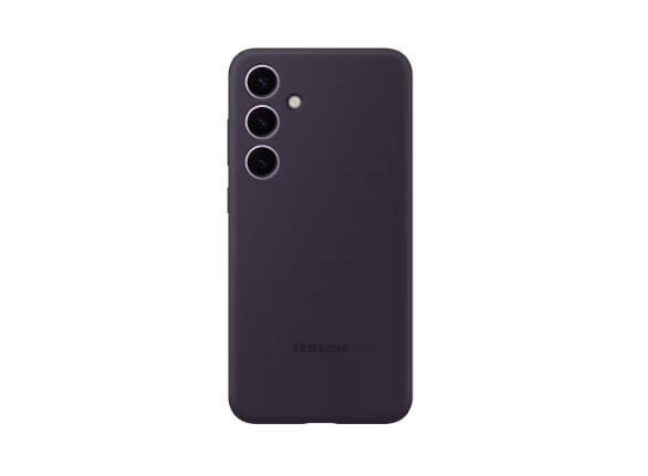 8806095426853 - SAMSUNG Silicone Case Handy-Cover für SAMSUNG Galaxy S24+ dunkelviolett