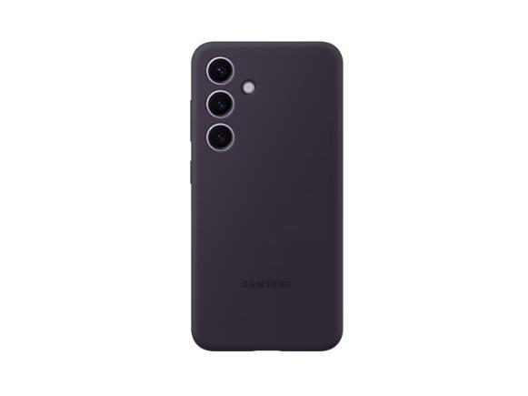 8806095426907 - SAMSUNG Silicone Case Handy-Cover für SAMSUNG Galaxy S24 dunkelviolett