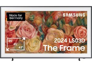 8806095429434 - G (A bis G) SAMSUNG QLED-Fernseher GQ65LS03DAU Fernseher schwarz LED Fernseher