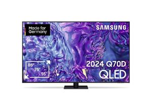 8806095436463 - D (A bis G) SAMSUNG QLED-Fernseher Fernseher Neural Quantum 4K AI Gen2 Prozessor bis zu 120Hz schwarz