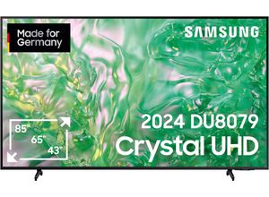 8806095443386 - G (A bis G) SAMSUNG LED-Fernseher GU65DU8079U Fernseher schwarz LED Fernseher