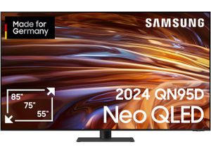 8806095454856 - F (A bis G) SAMSUNG QLED-Fernseher Fernseher Neural Quantum 4K AI Gen2 Prozessor bis zu 144Hz schwarz (graphitschwarz)