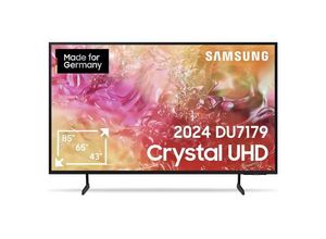 8806095474885 - Crystal UHD 4K DU7179 LED-TV 108 cm 43 Zoll EEK G (A - G) CI+ DVB-C DVB-S2 DVB-T2 HD WLAN UHD Smart TV Schwarz