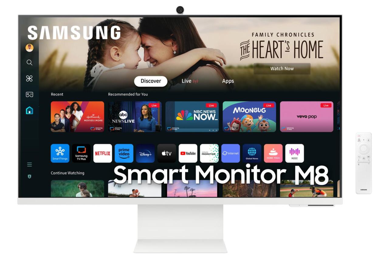 8806095535463 - 32 M8 Smart Monitor - 3840x2160 (4k UHD) - VA - 65W USB-C - HDR10+ - 4 ms - Bildschirm 8806095535463 - 32 M8 Smart Monitor - 3840x2160 (4k UHD) - VA - 65W USB-C - HDR10+ - 4 ms - Bildschirm