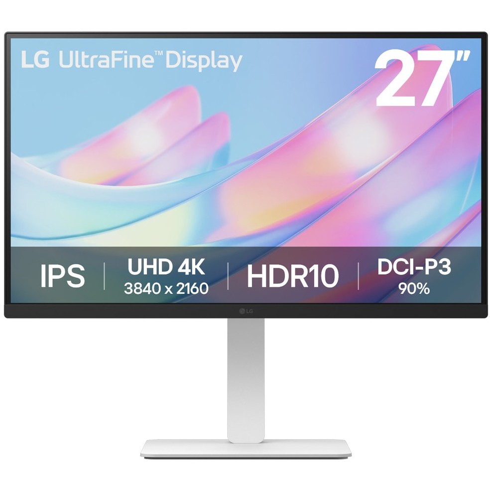 8806096253700 - 684cm 27 (3840x2160) UltraFine 27US550-W 169 4K UHD IPS 5ms 60Hz HDR10 2xHDMI DP Pivot White