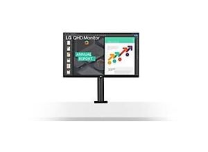 8806098724734 - 27QN880-B - LED-Monitor - 6858 cm (27) - 2560 x 1440 QHD - IPS - 350 cd m² - 10001 - 5 ms - 2xHDMI DisplayPort - Lautsprecher - Dunkelanthrazit [Energieklasse G]