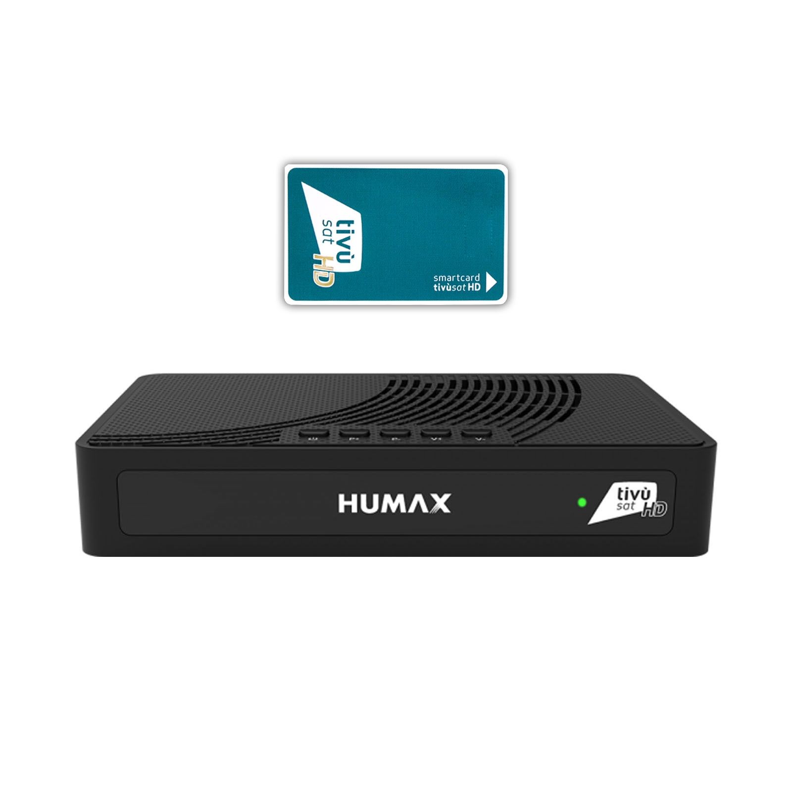 8809095669909 - Humax Tivumax LT HD-3801S2 DVB-S2 Full HD Receiver mit Tivusat HD Karte