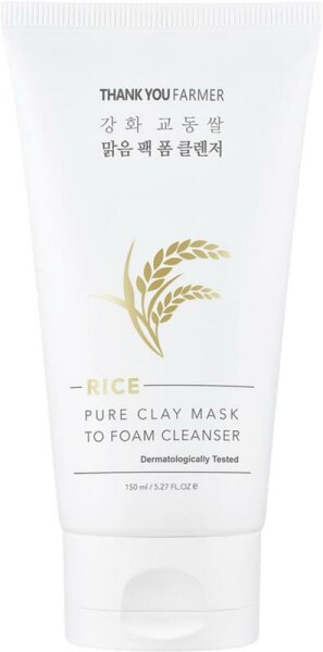 8809454981734 - Rice Pure Clay Mask to Foam Cleanser 150 ml