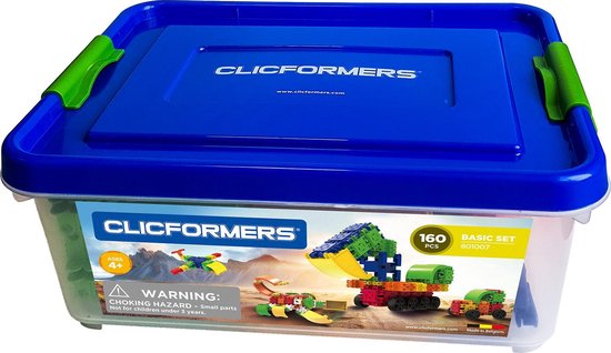 8809465536589 - Clicformers Bauklötze - Basic 160 Teile Baukasten - Spielzeug 4 5 6 7 8 9 Jahre - hergestellt in Belgien Baukasten 8809465536589 - Clicformers Bauklötze - Basic 160 Teile Baukasten - Spielzeug 4 5 6 7 8 9 Jahre - hergestellt in Belgien Baukasten
