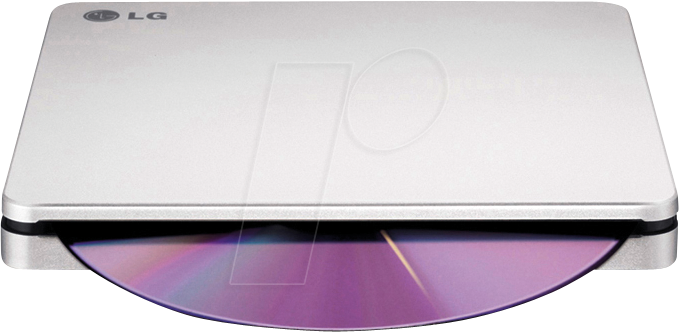 8809484672336 - HL Data Storage GP70NS50AHLE10B DVD-Brenner Extern Retail USB 20 Silber