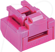 8809534690013 - SK NL03P2PK - Port Schloss RJ45 100 Stück pink