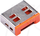 8809534692376 - Smartkeeper USB-A Port Schloss UL03P1OR 10 St Orange ohne Schlüssel UL03P1OR